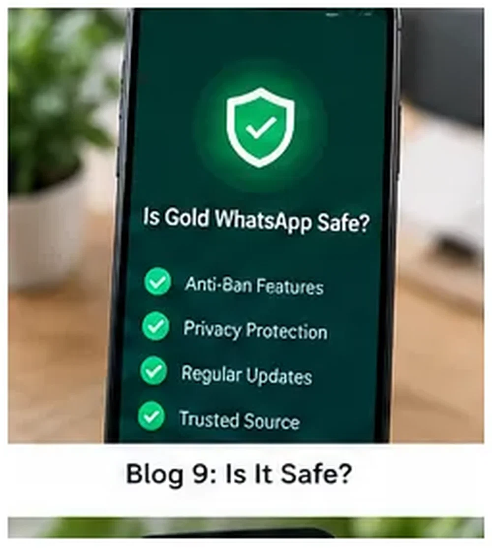 Lock Chats in Gold WhatsApp
