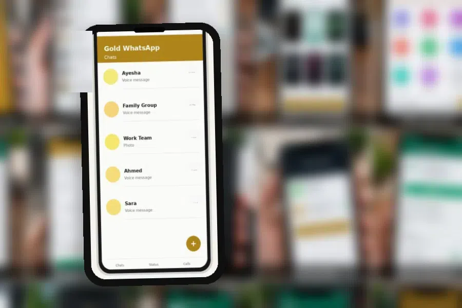 Gold WhatsApp V53.00 Lock Chats in Gold WhatsApp