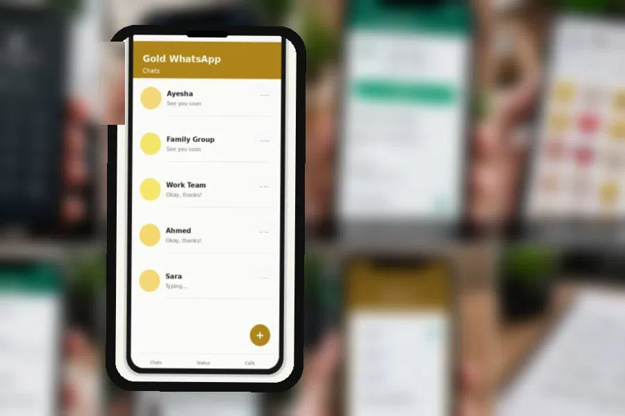 Gold WhatsApp V53.00 Bloquear chats en Gold WhatsApp
