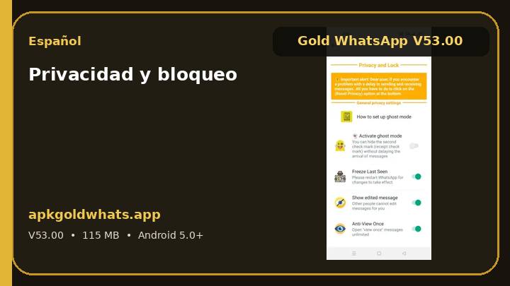 Opciones de privacidad