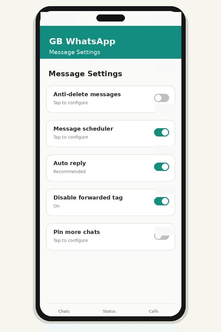 Disable Forwarded Tag on Shared Messages