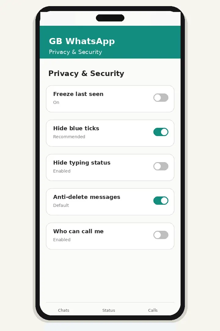 Hide Individual Chats Behind a Separate Password