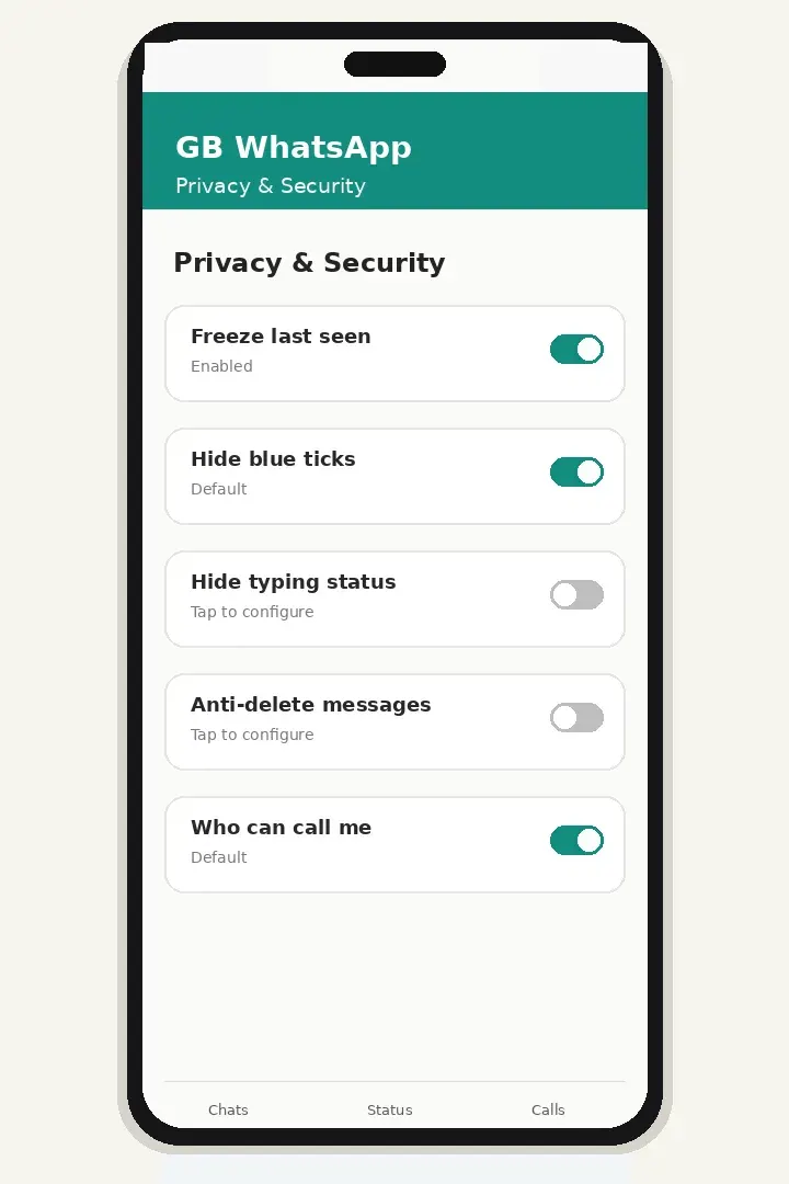 Per-Contact Privacy Settings