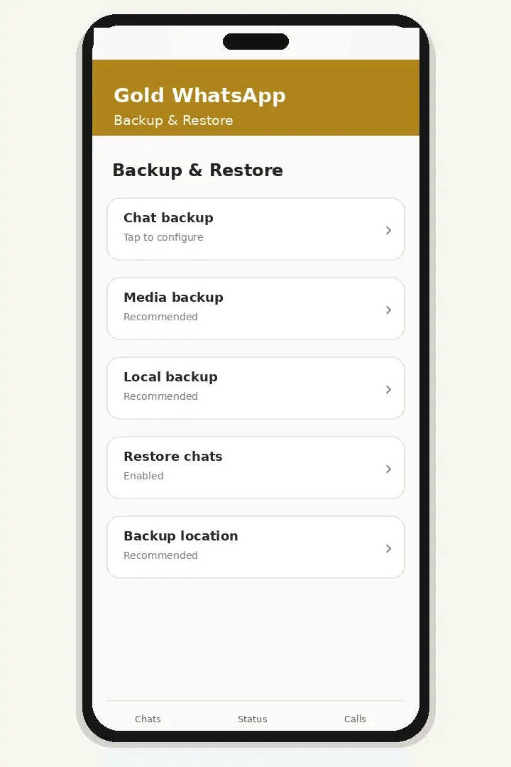 Uninstall Gold WhatsApp Without Losing Backups