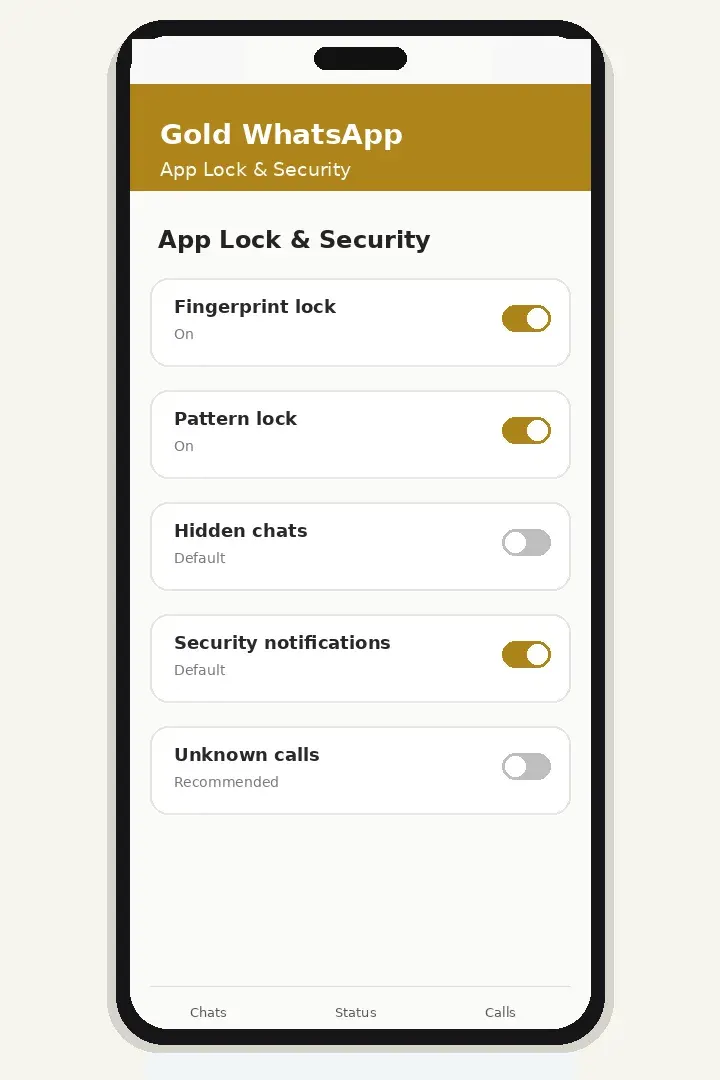 App Lock With Fingerprint or PIN