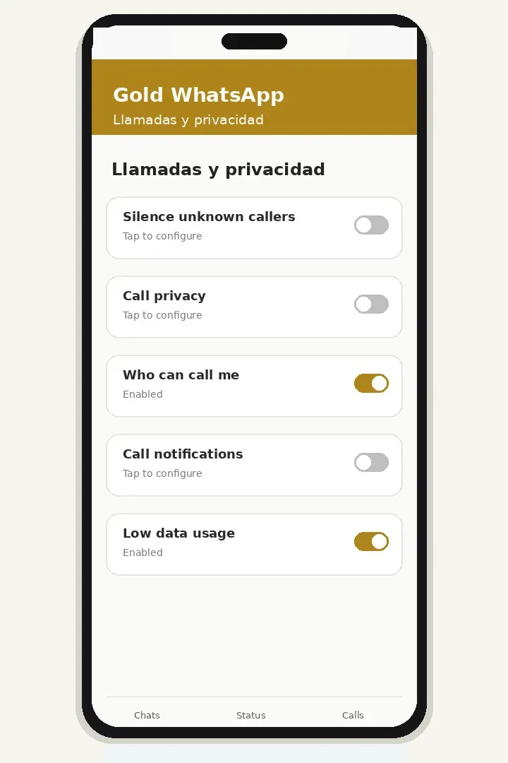 Bloquear llamadas desconocidas