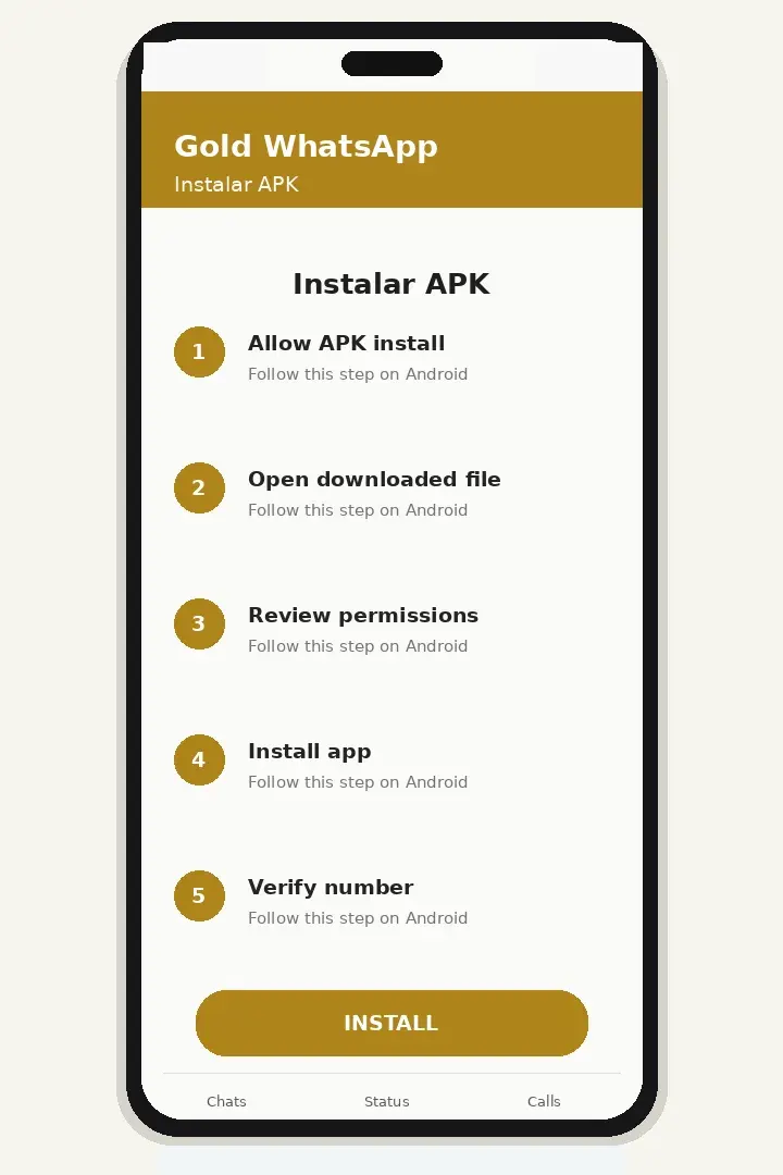 Gold WhatsApp V53.00 Solucionar problemas de instalación del APK