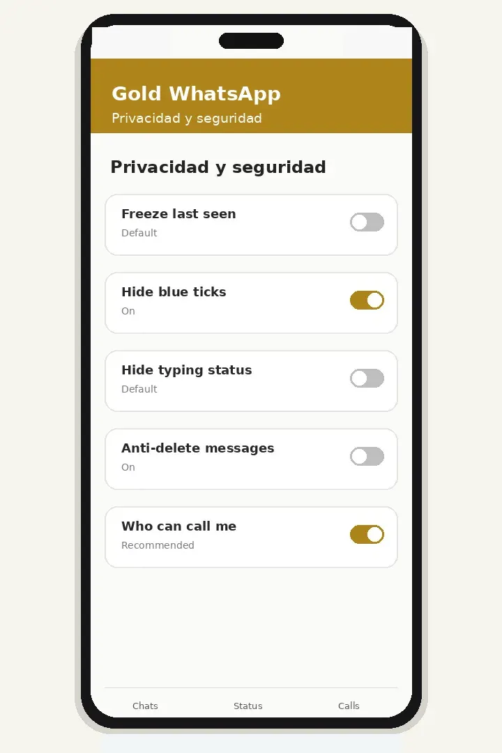 Privacidad y seguridad