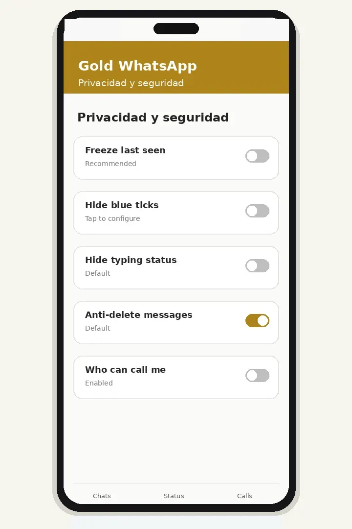 Proteger la privacidad con un mod de WhatsApp