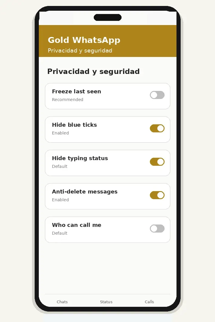 Privacidad y seguridad
