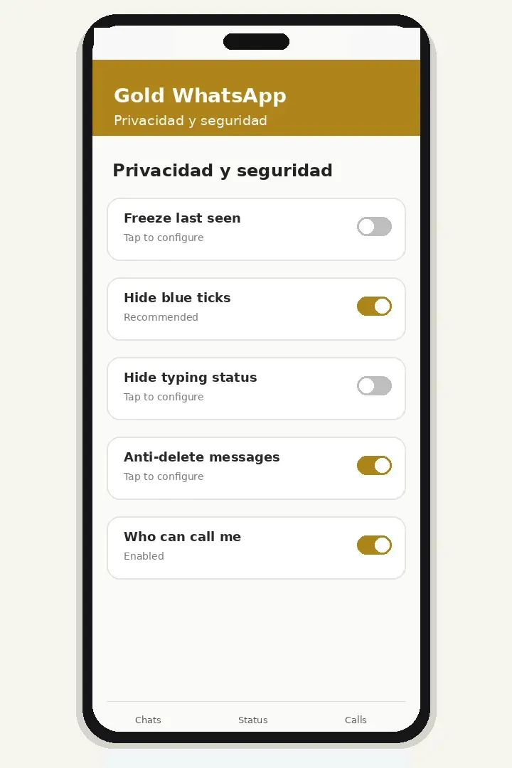 Privacidad y seguridad