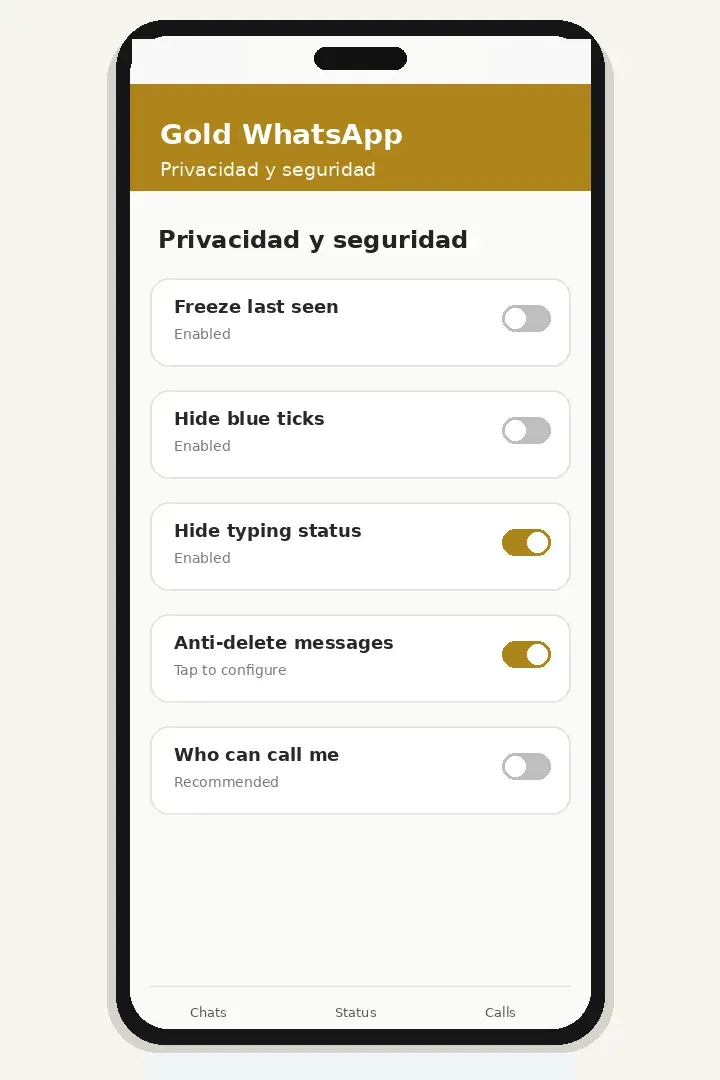 Privacidad y seguridad