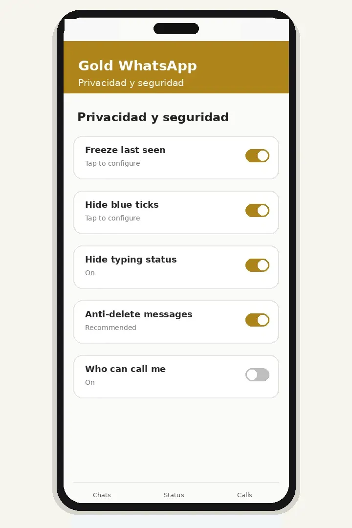 Privacidad y seguridad