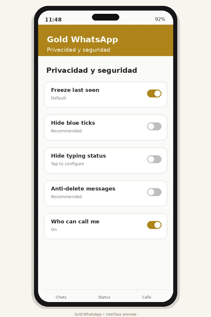 Privacidad y seguridad