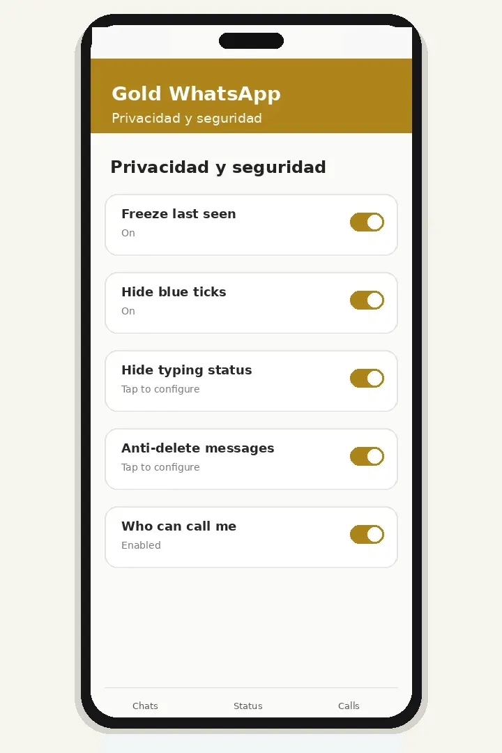 Privacidad y seguridad