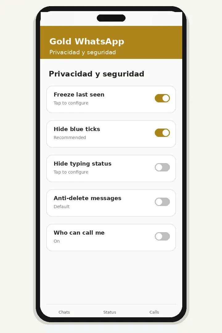 Privacidad y seguridad