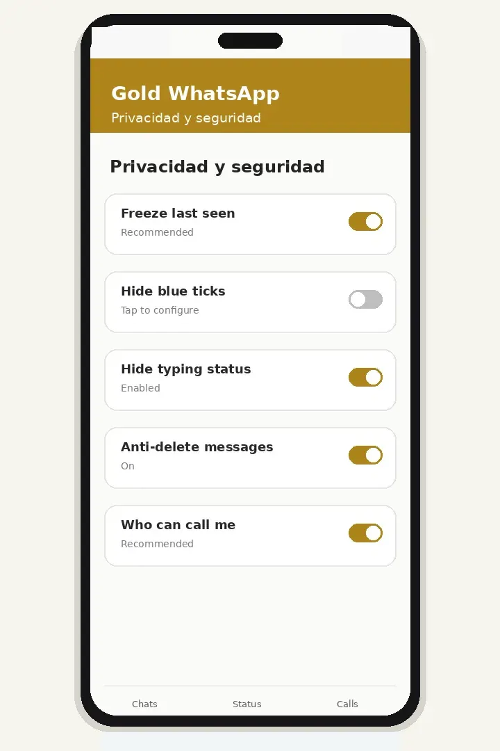 Privacidad y seguridad