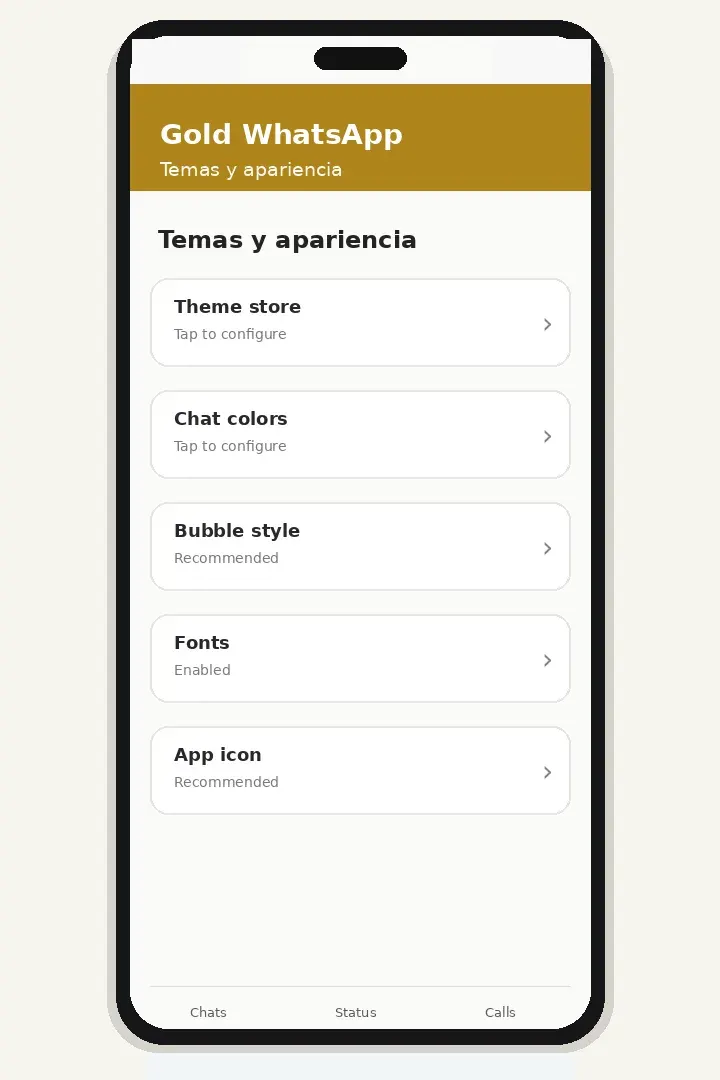 Tienda de temas amplia