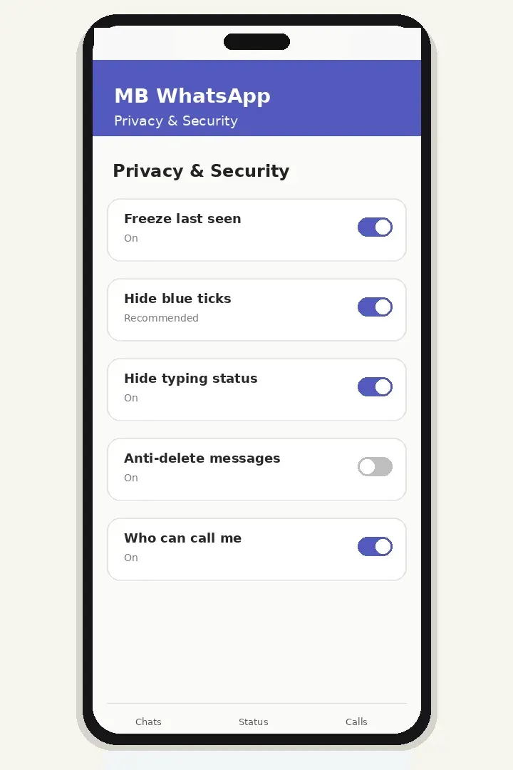 Hide Typing and Recording