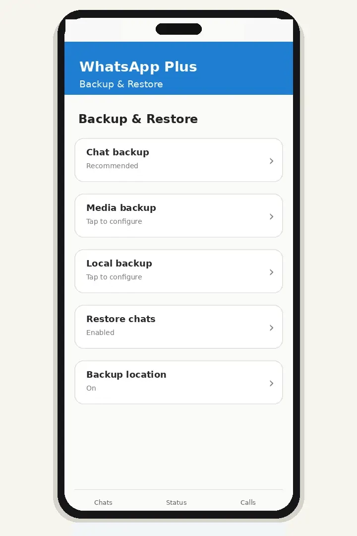 Keep Your Own Backup