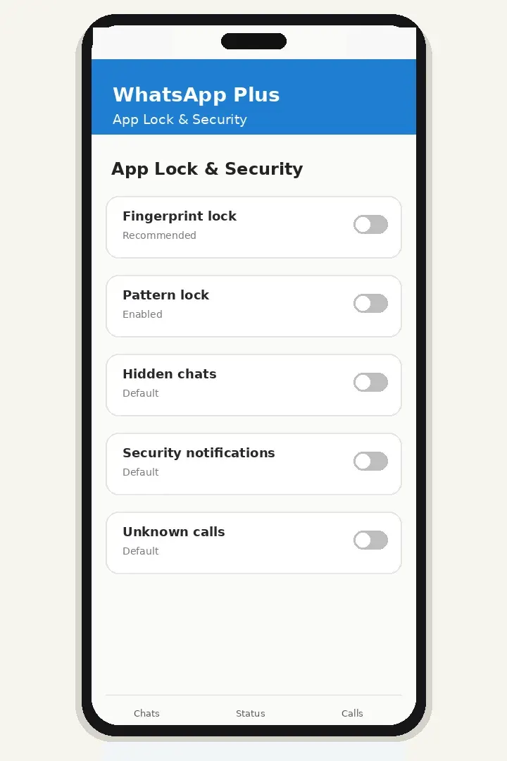 Lock the App With Your Fingerprint